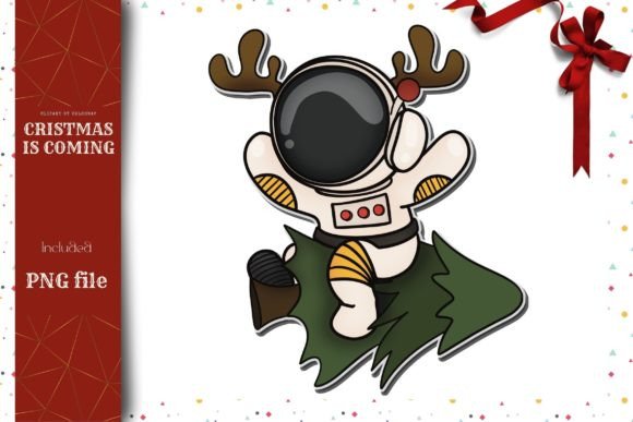 Christmas Astronaut Review for Crafters & Illustrations
