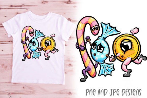 Christmas Candy Sweets PNG Cane Cartoon Illustrations