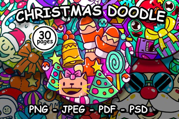CHRISTMAS DOODLE COLORED: A Seller's Review of Festive Illustrations