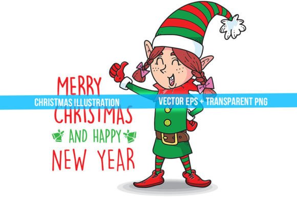 Christmas Elf Wish Illustration: A Designer's Review for Holiday Projects