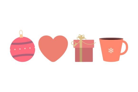 Christmas Give Vector Review for Illustrations & Design