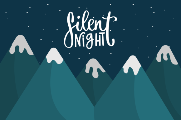 Christmas Greeting Design Art: Festive Illustrations for Handmade Shops