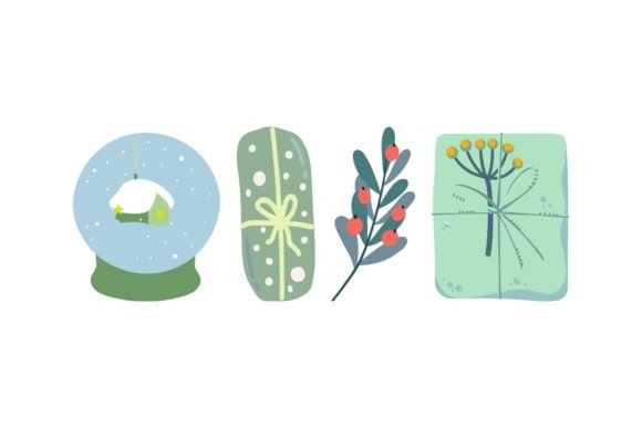 Christmas Happy Vector: Seasonal Illustrations for Modern Publishing