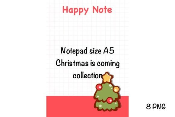 Christmas is Coming Notepad Size A5: Illustrations for Local Brands