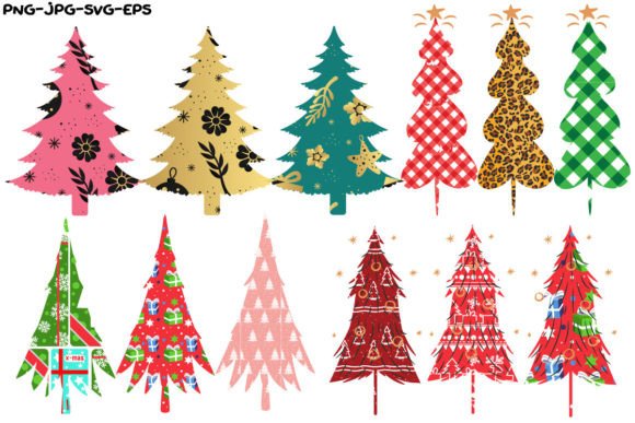 Christmas Tree Collection, Christmas: A Review of Premium Illustrations for Sellers