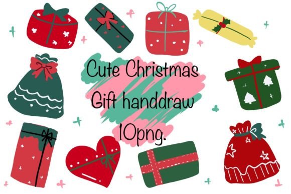 Cute Christmas Gift Handdraw: A Practical Review for Illustrations