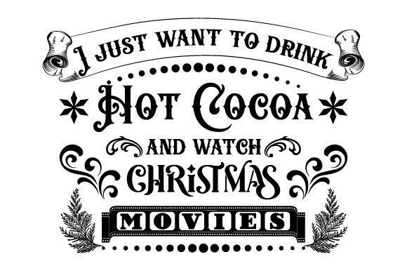 Hot Cocoa and Christmas Movies EPS SVG Review