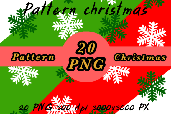Pattern Christmas Review for Illustrations and Commercial Use