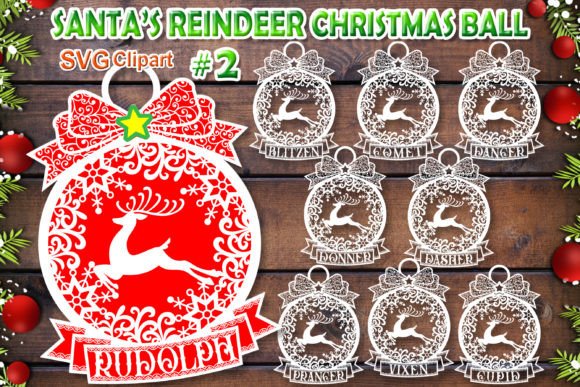 Santa s Reindeer Christmas Ball SVG V.2: A Review for Sellers