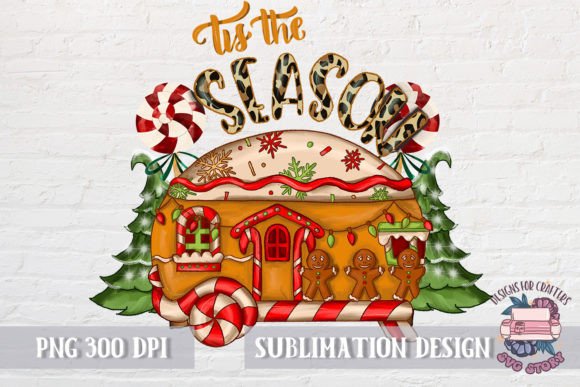 Tis the Season Sublimation PNG Christmas for Illustrations